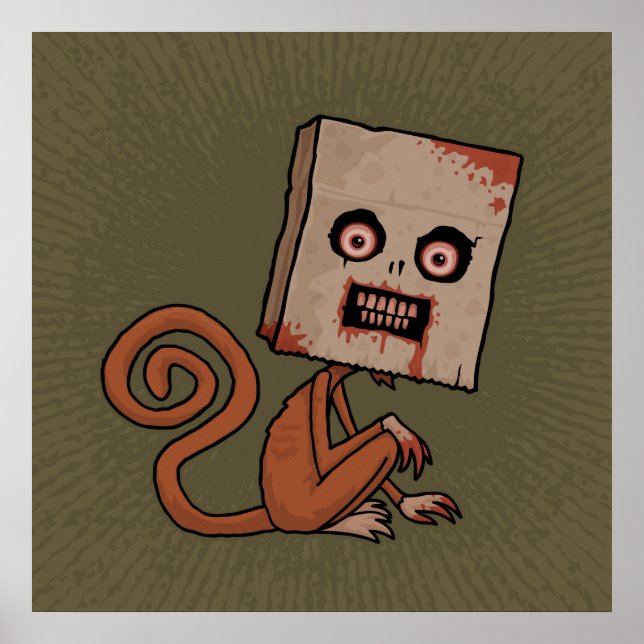 Psycho Sack Monkey Poster (Framsidan)