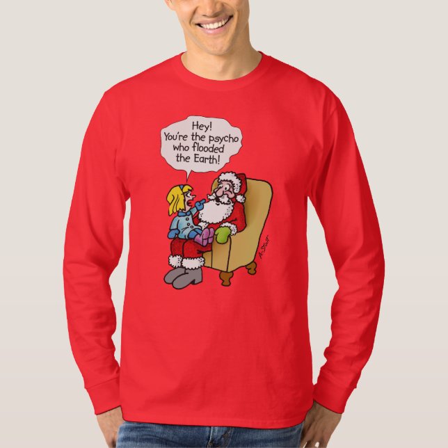PSYCHO SANTA - T-Shirt (Framsida)