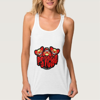 PSYCHO Screwball Graphics Racerback Tank Top Linne Med Racerback