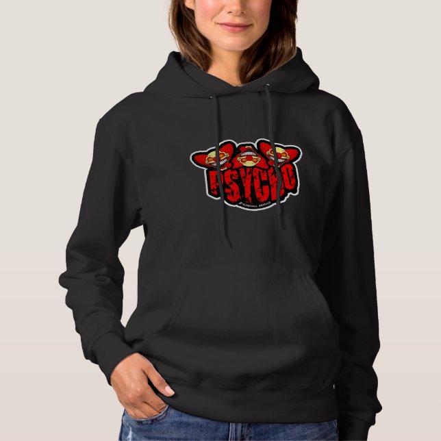 PSYCHO Skruvad grafik T Shirt (Framsida)