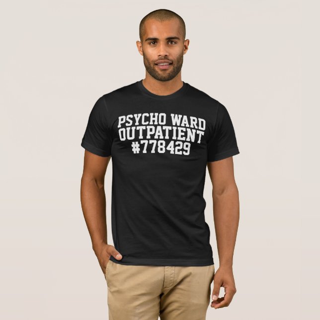PSYCHO WARD OUTPATIENT t-shirts (Hel framsida)