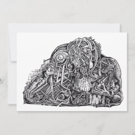 Psycho Warrior, av Brian Benson, Flat Card