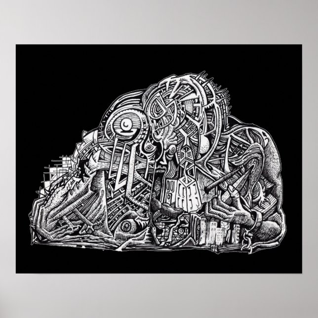 Psycho Warrior Poster (Framsidan)