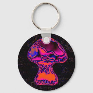 psychodelic champinjon nyckelring