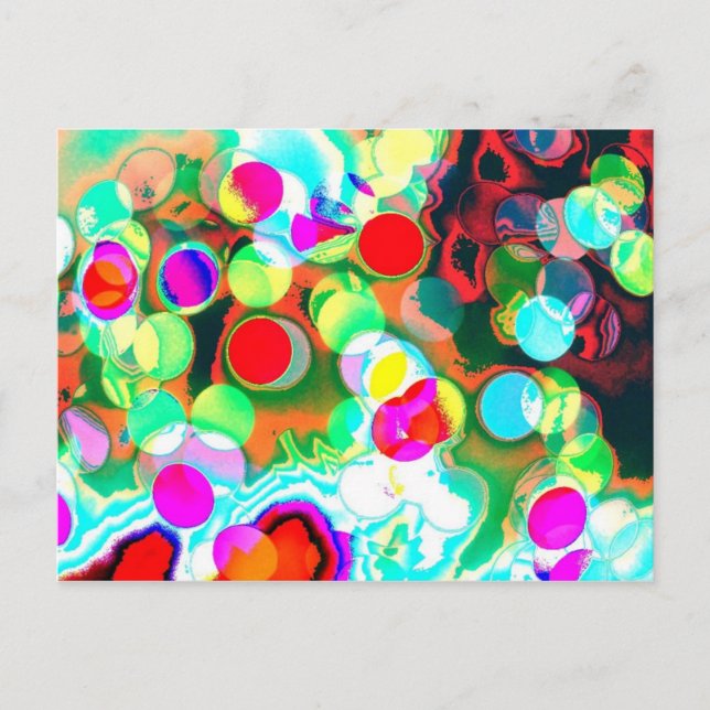 Psychodelic Ljus vykort (Framsida)