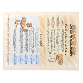 Psychoedukation Infoblatt Prokrastination Anteckningsblock