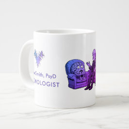 Psychological Humor Rorschach Test and Freud Brain Jumbo Mugg