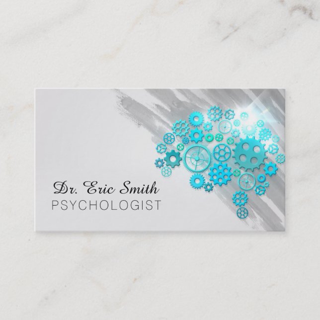 Psychologist Business Card Visitkort (Framsida)