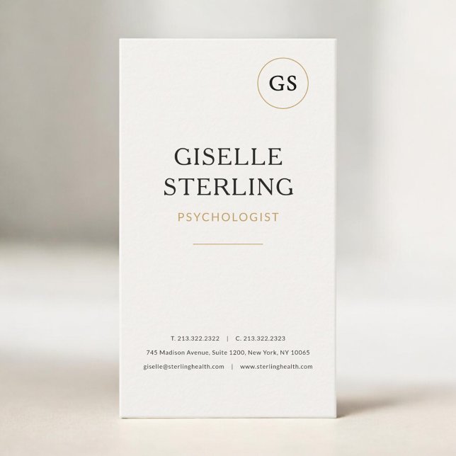 Psychologist Mental Health Professional  Visitkort (Skapare uppladdad)
