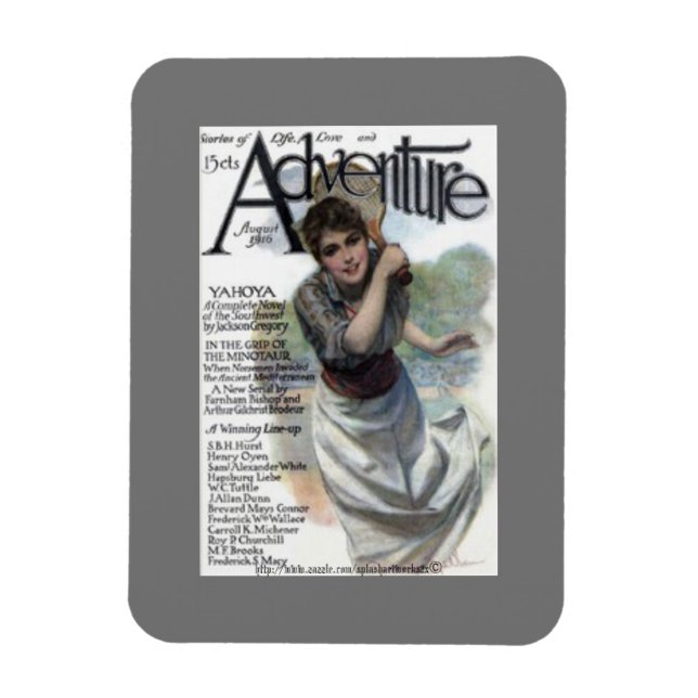 "Psychology and Copper by W. C. Tuttle" Magnet (Vertikal)