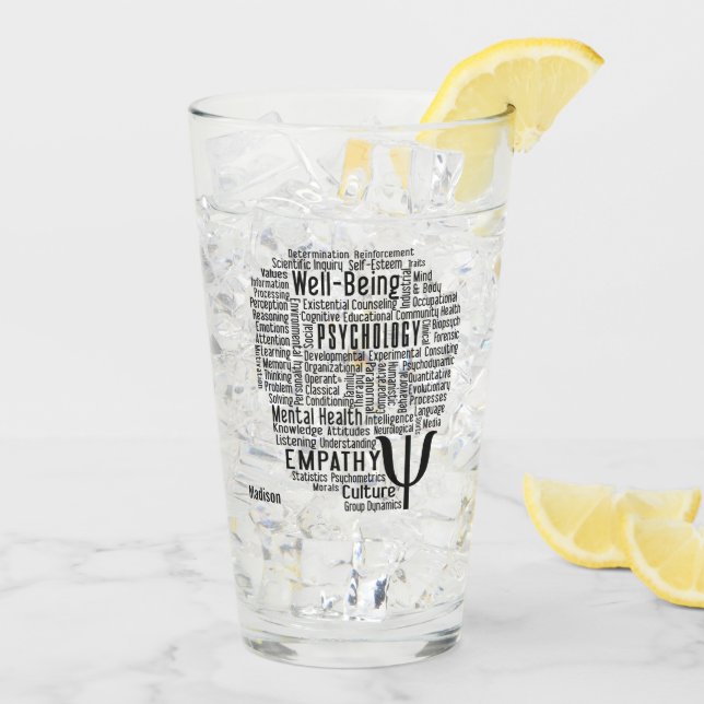 PSYCHOLOGY Ord Cloud-användarnamn Glaskopp (Bakside Is)