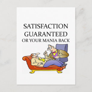 PSYCHOLOGY-skämt Vykort