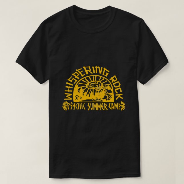 Psychonauts Whispering Sten Psychic Summer Camp Go T Shirt (Design framsida)
