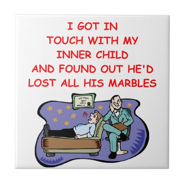 psychskämt kakelplatta (Framsidan)