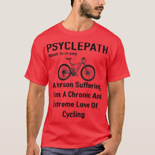 Psyclepath-cykel väg t shirt