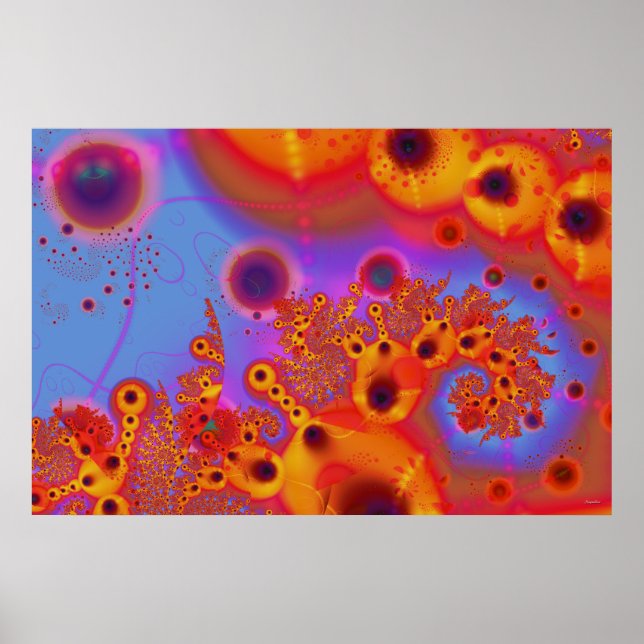 Psyctopus Red Coral Harbour Poster (Framsidan)