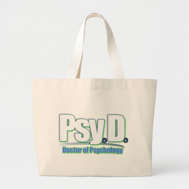 PsyD LOGOTYP2 DOKTOR AV PSYKOLOGI Jumbo Tygkasse (Framsidan)
