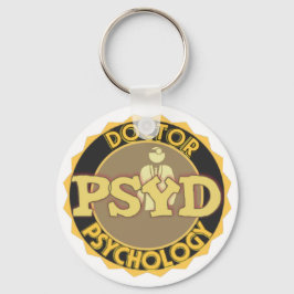 PsyD LOGOTYP - DOKTOR AV PSYKOLOGI Nyckelring
