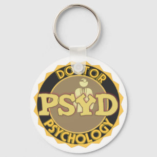 PsyD LOGOTYP - DOKTOR AV PSYKOLOGI Nyckelring