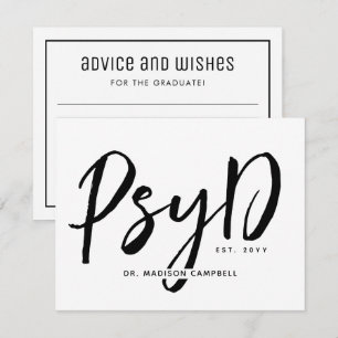 PsyD Studentfest Advice och Önskemål Anteckningskort