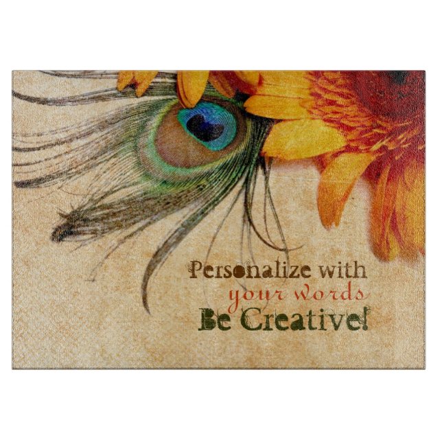 Psydefx: Gerbera Flower + Peacock Feather (Framsidan)