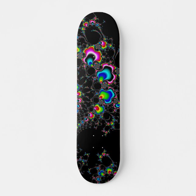 Psykedelace - Fractal Mini Skateboard Bräda 18,7 Cm (Framsida)