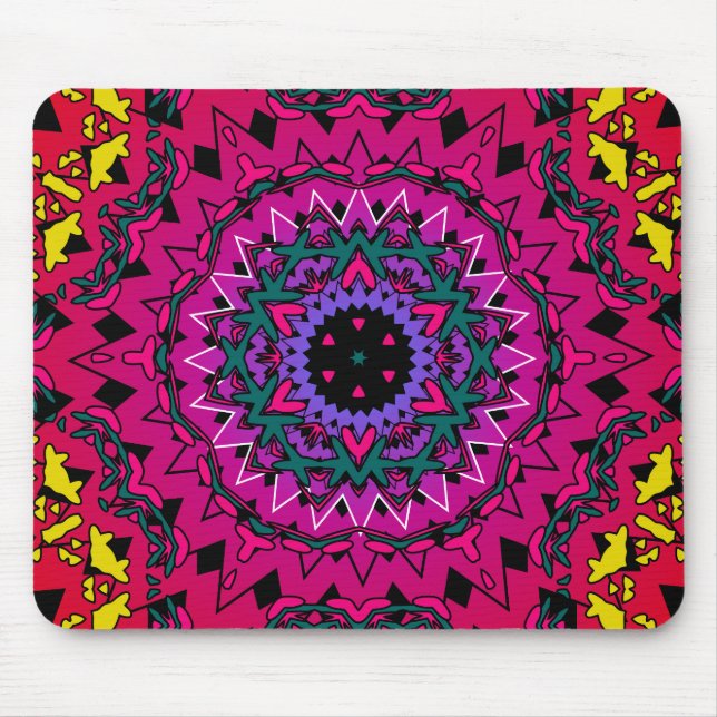 Psykedelic Kaleidoskop Artwork:Mousepad Musmatta (Framsidan)