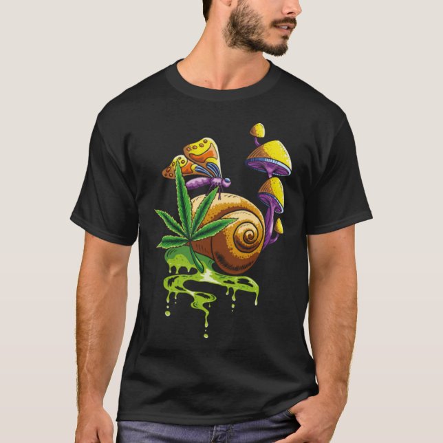 Psykedelic-syra Folk Trance Skirt EDM Goa Rave T Shirt (Framsida)