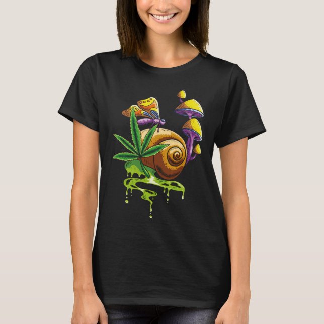 Psykedelic-syra Folk Trance Skirt EDM Goa Rave T Shirt (Framsida)