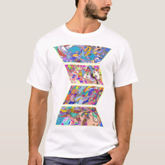 Psykedelic-syra FolTrance Sten EDM Goa Rave T Shirt