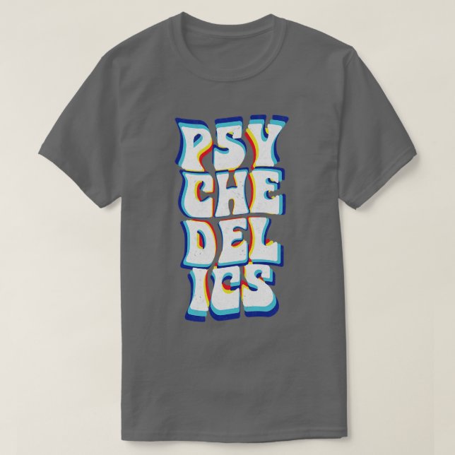 Psykedelikat 3D Resa T Shirt (Design framsida)