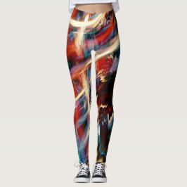 Psykedelisk Abstrakt Dream Art Leggings ★ Psydefx