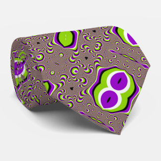 Psykedelisk Alien Invasion Optical Illusion Satin Slips
