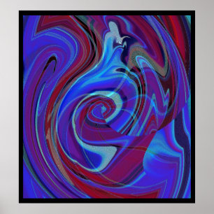 Psykedelisk amerikansk Poster av fasan