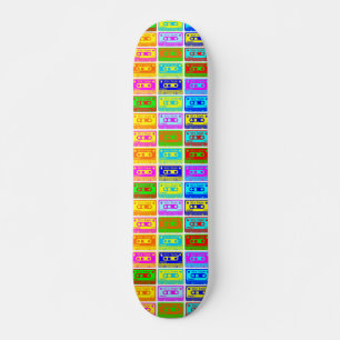 Psykedelisk blandning av band skateboard bräda 19,5 cm