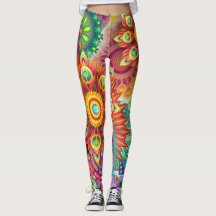 Psykedelisk Blommigt Hippie Boho Mandala