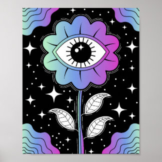 Psykedelisk Bloom Poster