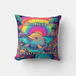 Psykedelisk delfin Jag är gjord av Stardust och Ra Kudde