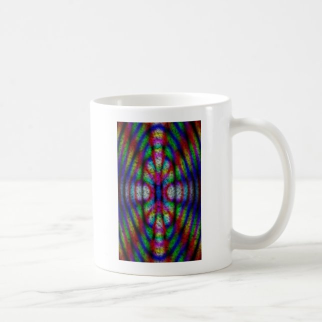 Psykedelisk, en Abstrakt Kaffemugg (Höger)
