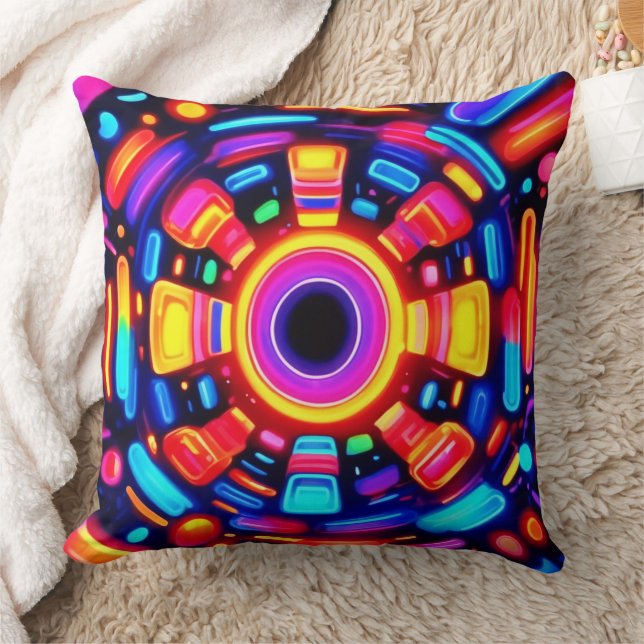 Psykedelisk energisprängning kudde (Filt)