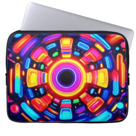 Psykedelisk energisprängning laptop fodral