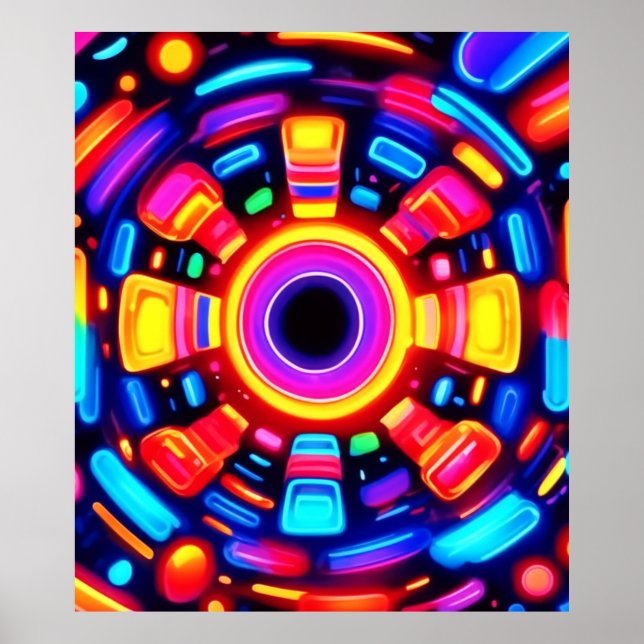 Psykedelisk energisprängning poster (Framsidan)