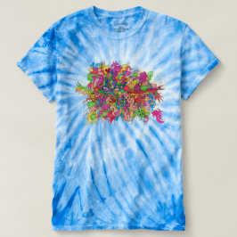Psykedelisk explosion tee shirt