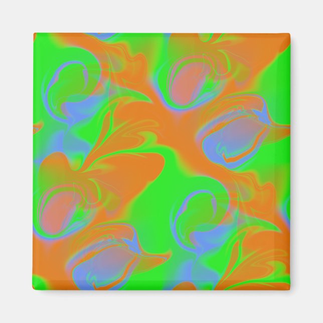 Psykedelisk Färg 2 Magnet (Framsidan)