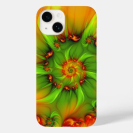 Psykedelisk färgfull modern Abstrakt Fractal Art