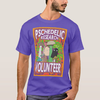 Psykedelisk forskning Volunteer psilocybin Mushroo T Shirt