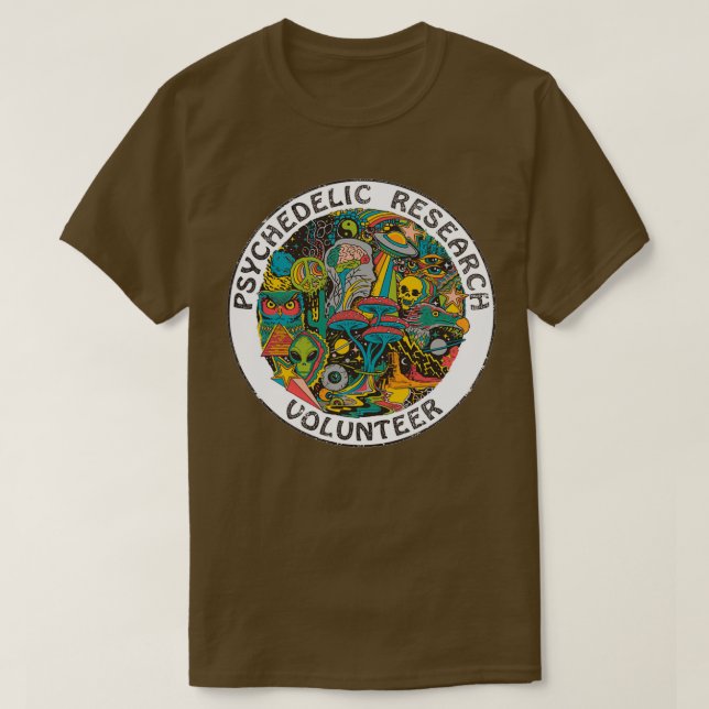 Psykedelisk forskningsVolunr  T Shirt (Design framsida)