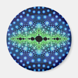 Psykedelisk Fractal Vild Decorative Abstrakt Art Magnet