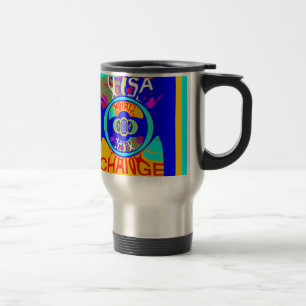 Psykedelisk Groove: Abstrakt av pop Art Energy Resemugg
