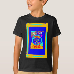 Psykedelisk Groove: Abstrakt av pop Art Energy Tee